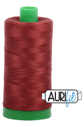 Aurifil Mako 40wt 2-ply Cotton 1000 m 1094 yd. spool - 2355 Rust